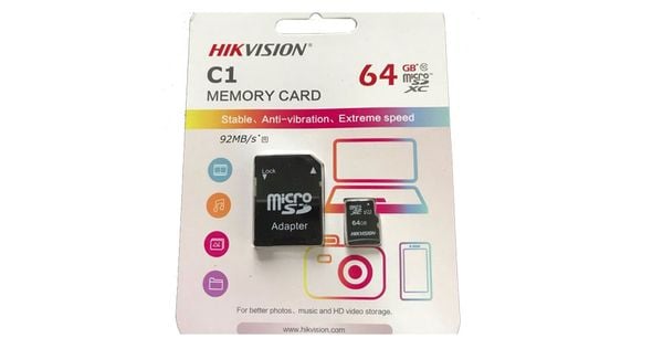 THẺ NHỚ HIKVISION 64GB HF-TF-C1-ADAPTER (STD) | CHUYÊN CAMERA