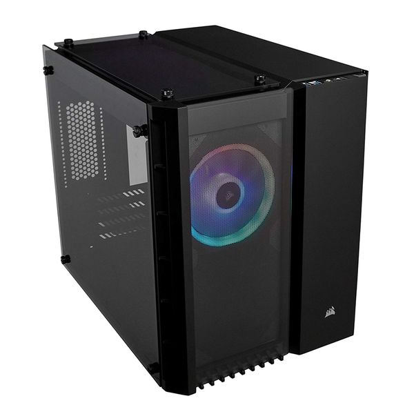 CASE CORSAIR 280X RGB - Micro ATX Case - White - Tặng kèm 2x Fan LL120RGB trong case