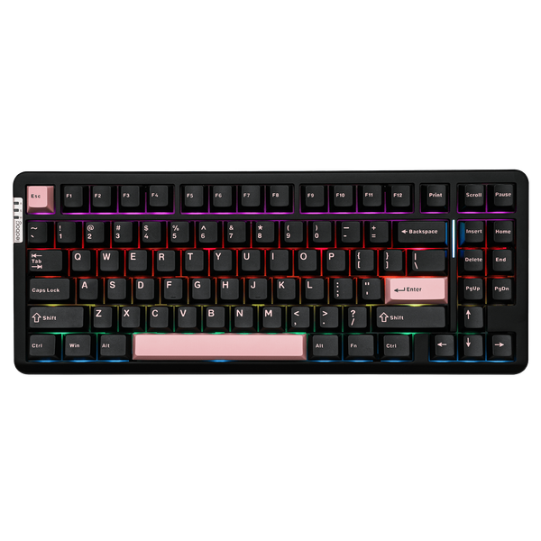BÀN PHÍM CƠ LEOBOG Hi86 GAMING 3 MODE (Đen Hồng/ Star Vector switch)