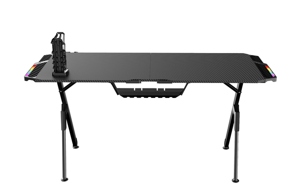 BÀN E-DRA CHỮ R EGT1460R GAMING RGB CARBON BLACK TRƯNG BÀY DEMO