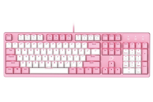 Bàn Phím Cơ DAREU EK1280s PINK-WHITE Blue Switch