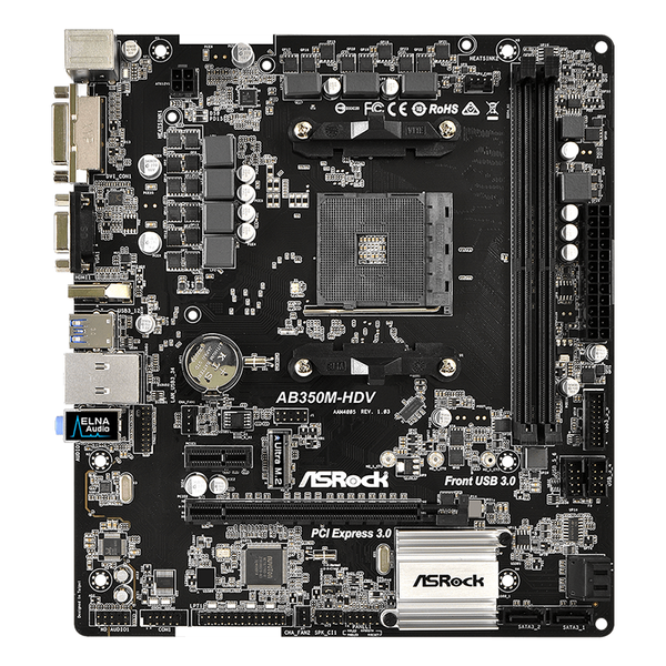 MAIN ASROCK B350M-HDV NEW