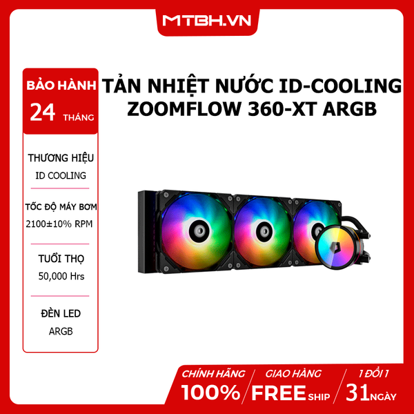 TẢN NHIỆT NƯỚC ID-COOLING ZOOMFLOW 360-XT ARGB