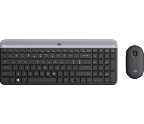 Combo Bàn Phím & Chuột Logitech MK470 USB (Slim Wireless) Black