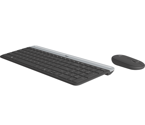 Combo Bàn Phím & Chuột Logitech MK470 USB (Slim Wireless) Black