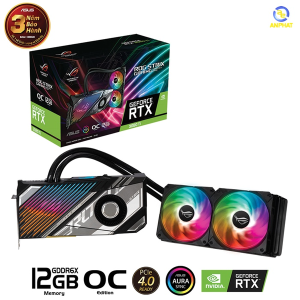 VGA Asus RTX 3080 Ti ROG STRIX LC O12G GAMING