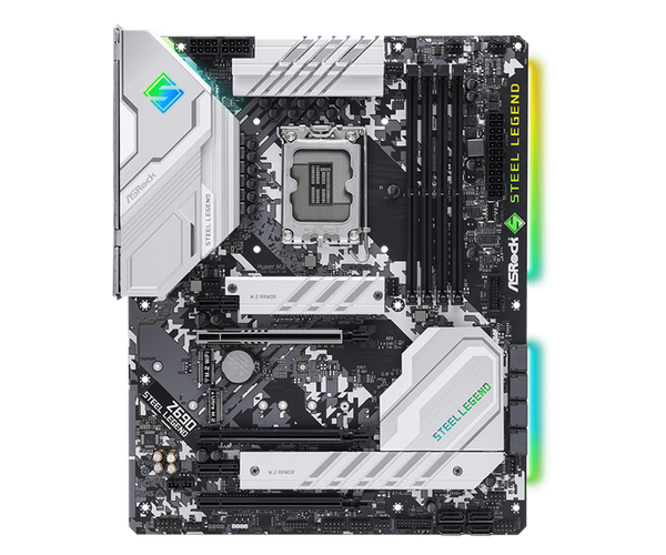 MAIN ASROCK Z690 STEEL LEGEND (Intel Z690, Socket 1700, ATX, 4 khe Ram DDR4)