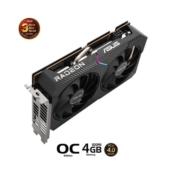 VGA ASUS RX 6500 XT Dual OC Edition 4GB GDDR6