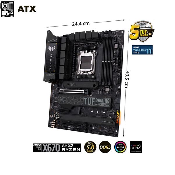 Main ASUS X670E-PLUS TUF GAMING DDR5