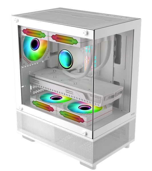 CASE MIK AETHER WHITE (MATX/MID TOWER/MÀU TRẮNG)