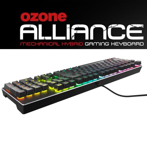 BÀN PHÍM GIẢ CƠ OZONE ALLIANCE LED NEW