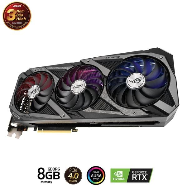 VGA ASUS RTX 3060 Ti ROG STRIX O8G GAMING V2