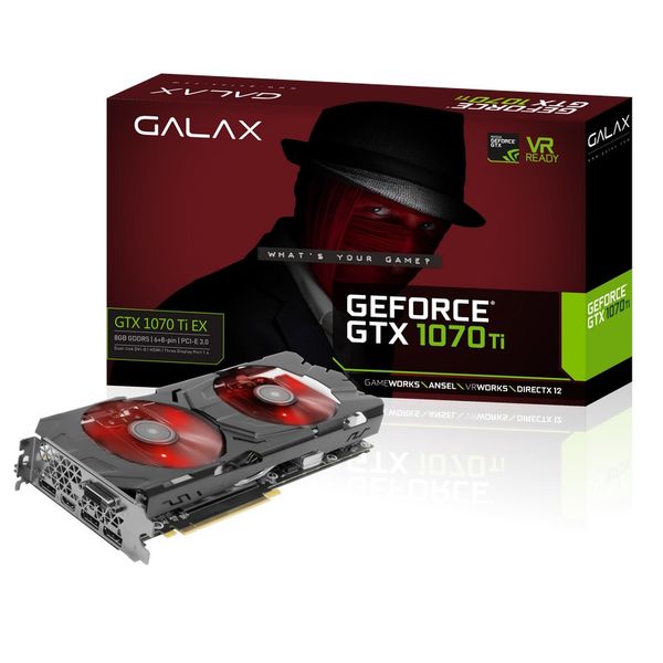 VGA GALAX GTX 1070TI 8G EX BLACK NEW