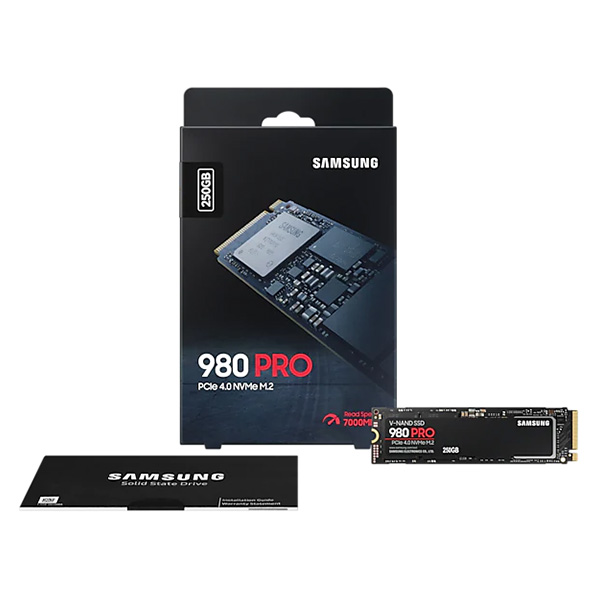 SSD SAMSUNG 980 PRO 250GB M.2 NVMEe MZ-V8P250BW