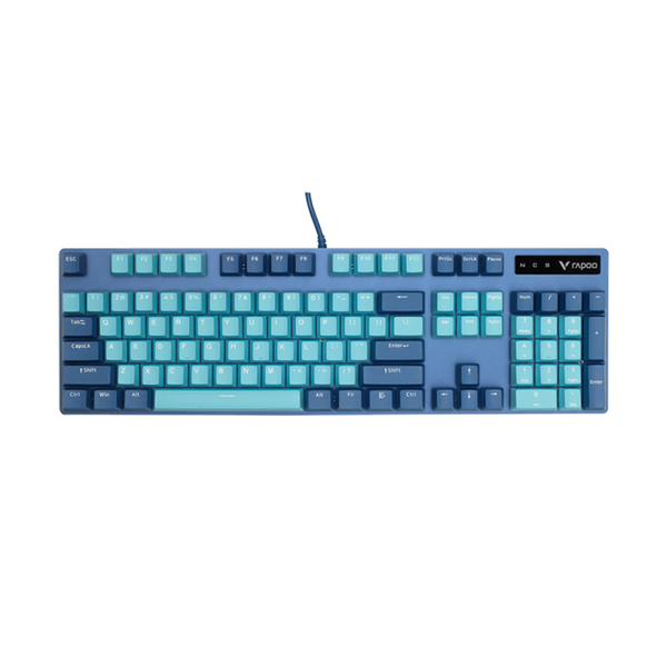 Bàn Phím Cơ Rapoo V500 Pro Cyan Blue Black Switch