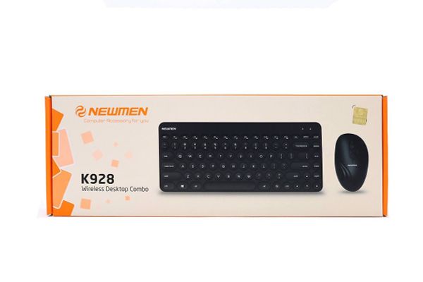 COMBO PHÍM CHUỘT KHÔNG DÂY NEWMEN K928 ĐEN