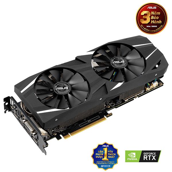 VGA ASUS RTX 2060 6GB DUAL A6G (2 FAN) NEW