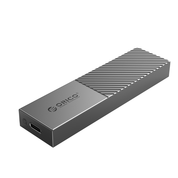 Hộp ổ cứng Orico M.2 Sata TypeC Nhôm - Tốc độ 6Gbps (M205C3-GY) - Box SSD