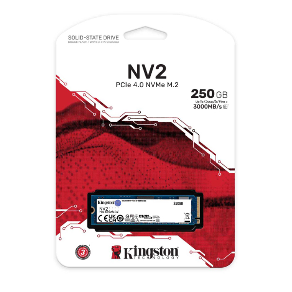 SSD Kingston SNV2S 250GB NVMe M.2 Gen 4 x 4