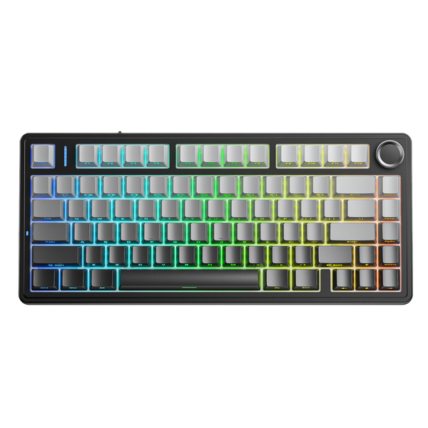 BÀN PHÍM CƠ AULA F75 MAX GAMING 3 MODE (Xám Đen Reaper switch)