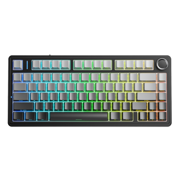 BÀN PHÍM CƠ AULA F75 GAMING 3 MODE (Xám Đen Gradient/Reaper Switch)