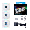 FAN Lian Li UNI Fan SL Wireless LCD 120 Triple White ( Bộ 3 fan )
