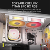 TẢN NHIỆT NƯỚC CORSAIR ICUE LINK TITAN 240 RX RGB WHITE