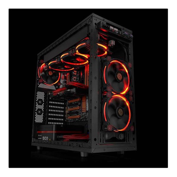 FAN CASE THERMALTAKE 12CM RIING LED RED NEW