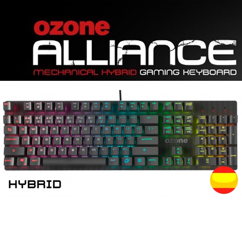 BÀN PHÍM GIẢ CƠ OZONE ALLIANCE LED NEW