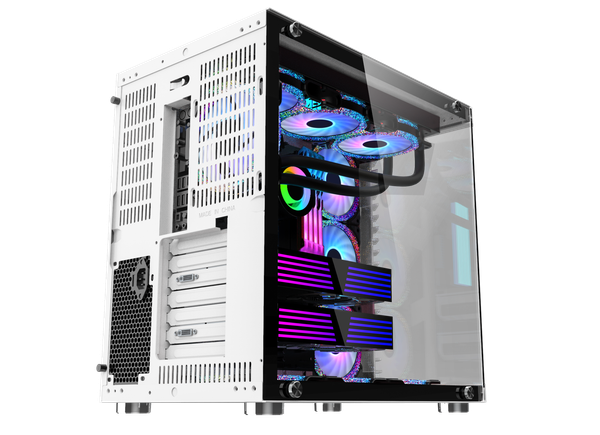 CASE MIK LV07 RGB KÍNH CƯỜNG LỰC WHITE