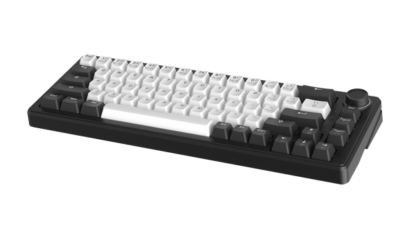 Bàn Phím Cơ DareU EK65s White - Black PBT, Led RGB, 2 Sides RGB Strip, Type-C