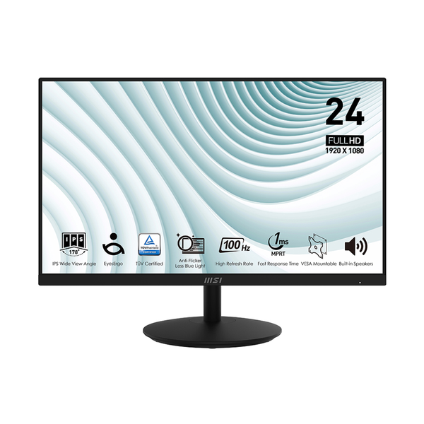 MÀN HÌNH MSI PRO MP242A 23.8 inch Full HD IPS 100Hz 1ms Phẳng
