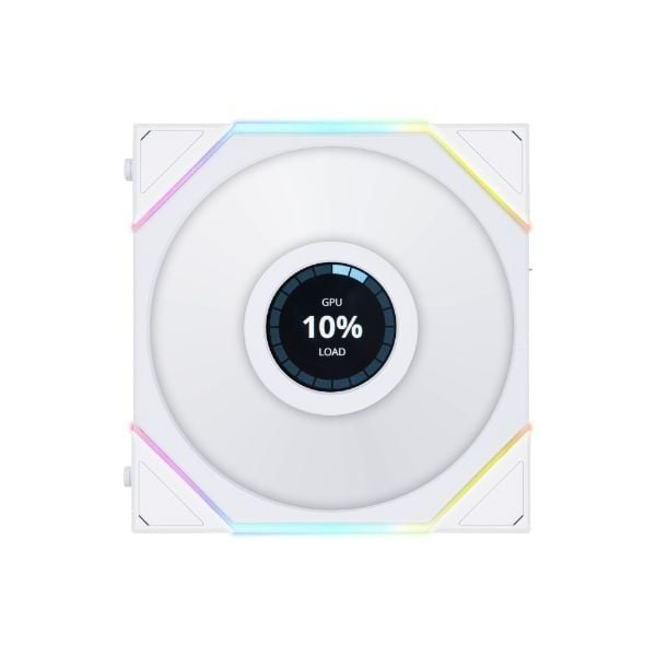 Fan Lian Li TL120 LCD Triple Pack White (3 Fan/ Màn Hình LCD/ Đảo Chiều)