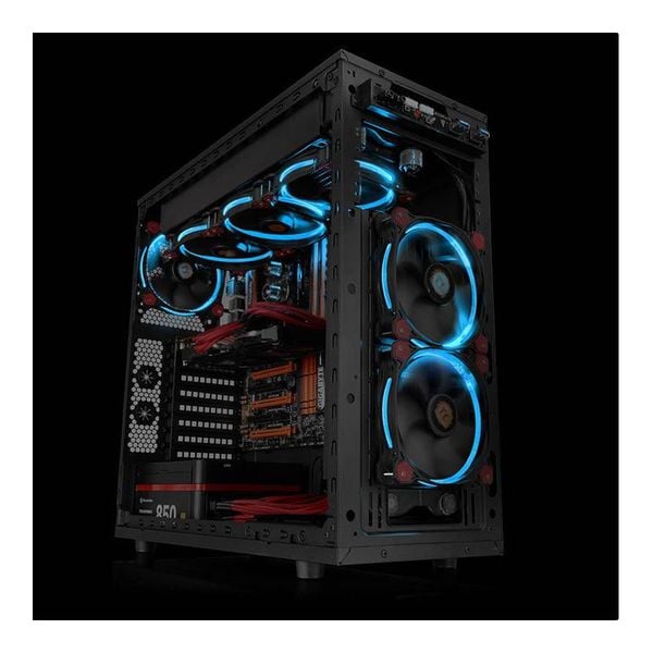 FAN CASE THERMALTAKE 12CM RIING LED BLUE NEW