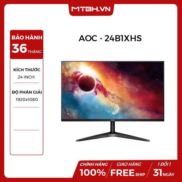 MÀN HÌNH AOC 24 INCH 24B1XHS/74 LED IPS