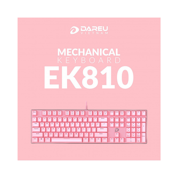 BÀN PHÍM CƠ DAREU EK810 PINK BROWN SWITCH