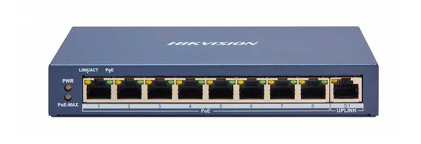SWITCH MẠNG 8 CỔNG POE HIKVISION DS-3E1309P-EI/M