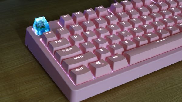 BÀN PHÍM CƠ E-DRA EK387 RED SWITCH PINK