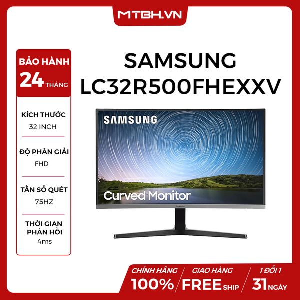 MÀN HÌNH LCD SAMSUNG 32'' LC32R500FHEXXV FHD 75Hz HDMI+DSub