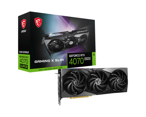 VGA MSI RTX 4070 SUPER 12G GAMING X SLIM