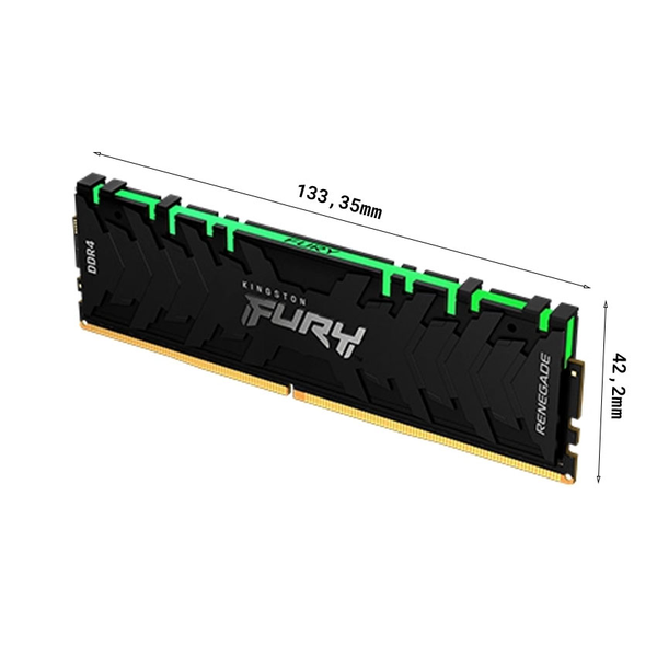 RAM DDR4 16GB Kingston Fury Renegade RGB 3200Mhz(8GB *2)