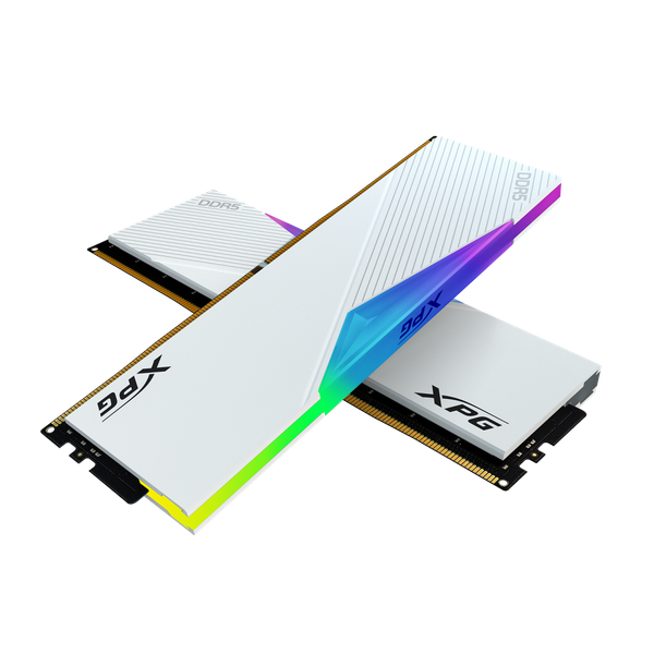 RAM DDR5 16GB ADATA XPG LANCER 6400 WHITE RGB