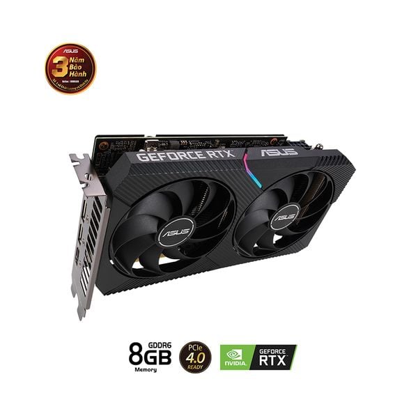 VGA Asus RTX 3050 Dual 8GB GDDR6 2 Fan V2