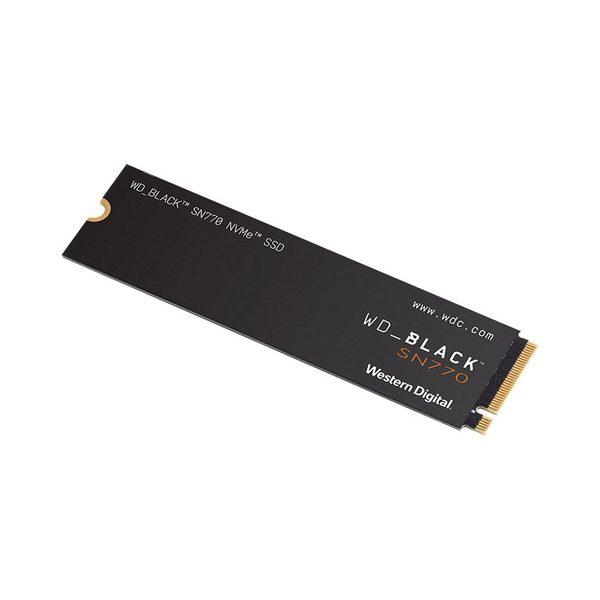 SSD WD 500GB SN770 Black M.2 2280 PCIe NVMe Gen 4x4 WDS500G3X0E (Đọc: 5000MB/s)
