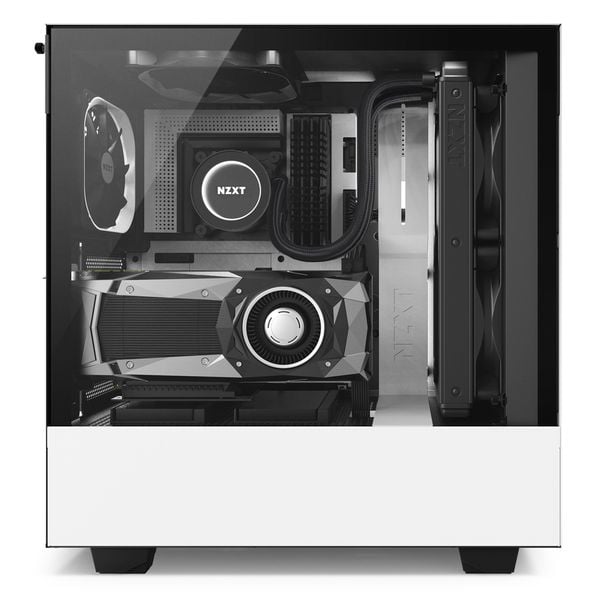 CASE NZXT H500i BLACK/WHITE NEW