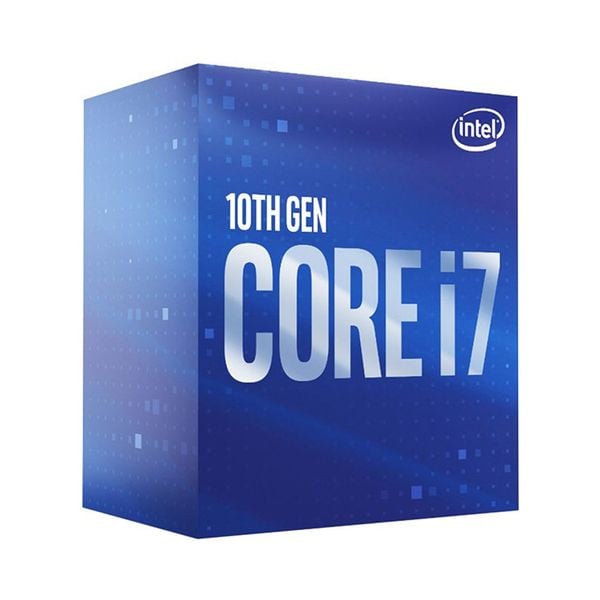 CPU INTEL CORE i7 10700F (2.9GHz turbo 4.8GHz | 8 nhân | 16 luồng | 16MB Cache) 10TH NEW BOX CTY
