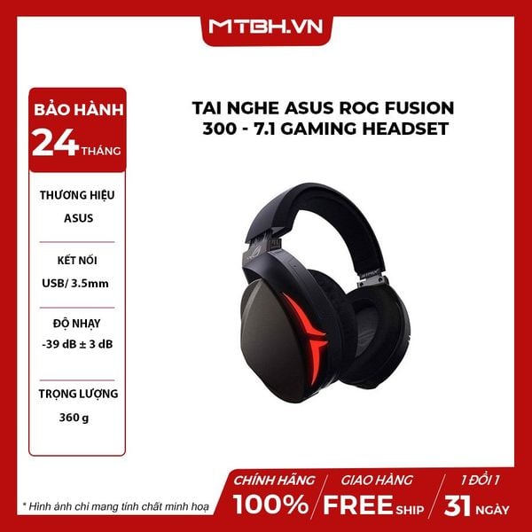 TAI NGHE Asus ROG Fusion 300 - 7.1 Gaming Headset