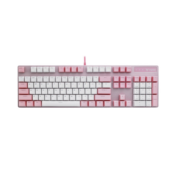 Bàn Phím Cơ Rapoo V500 Pro Pink White Red Switch