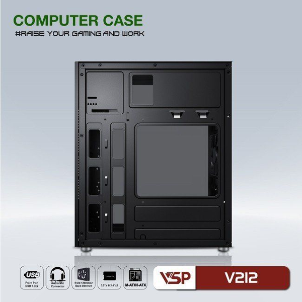 Case VSP V212 - Đen - Không Kèm Fan