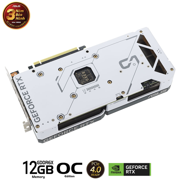 VGA ASUS RTX 4070 DUAL WHITE 12G GDDR6 NHẬP KHẨU NEW FULLBOX BH 3 THÁNG